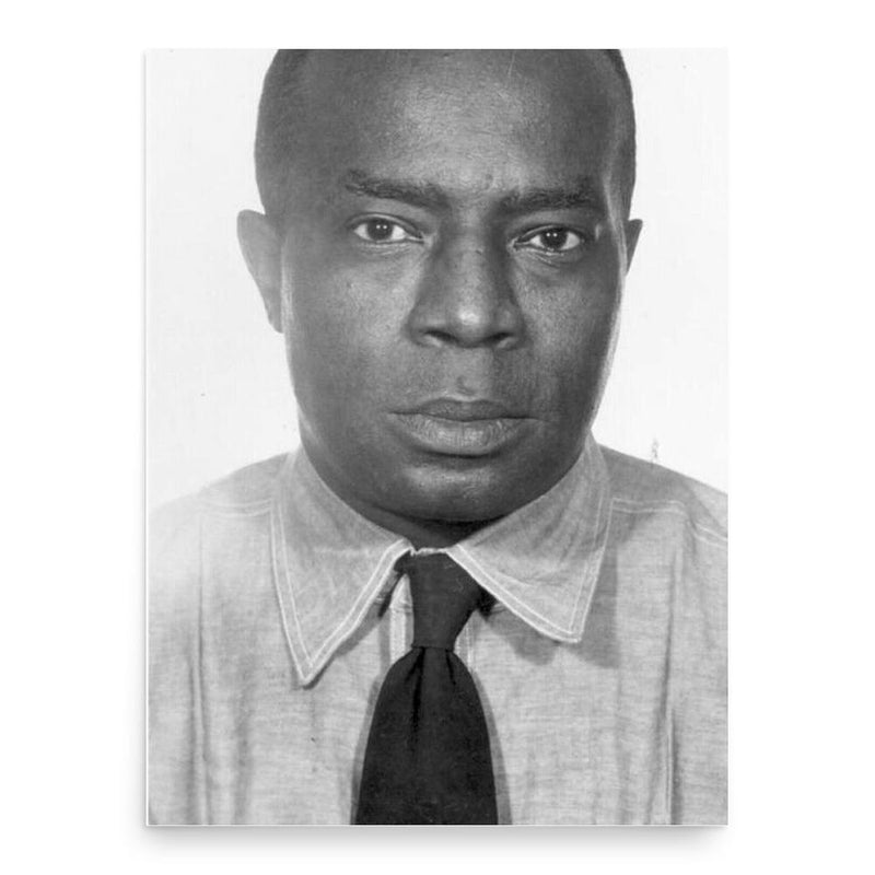 Bumpy Johnson poster print, in size 18x24 inches.