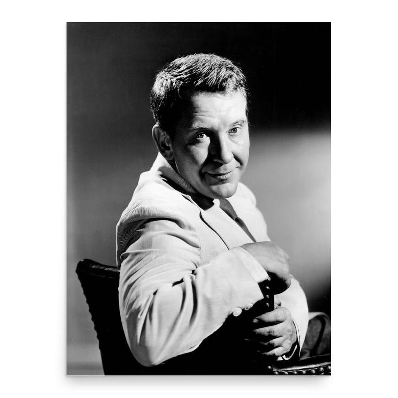 Burgess Meredith poster print, in size 18x24 inches.