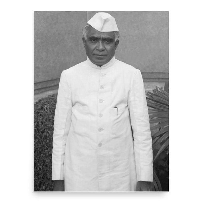 Burgula Ramakrishna Rao poster print, in size 18x24 inches.