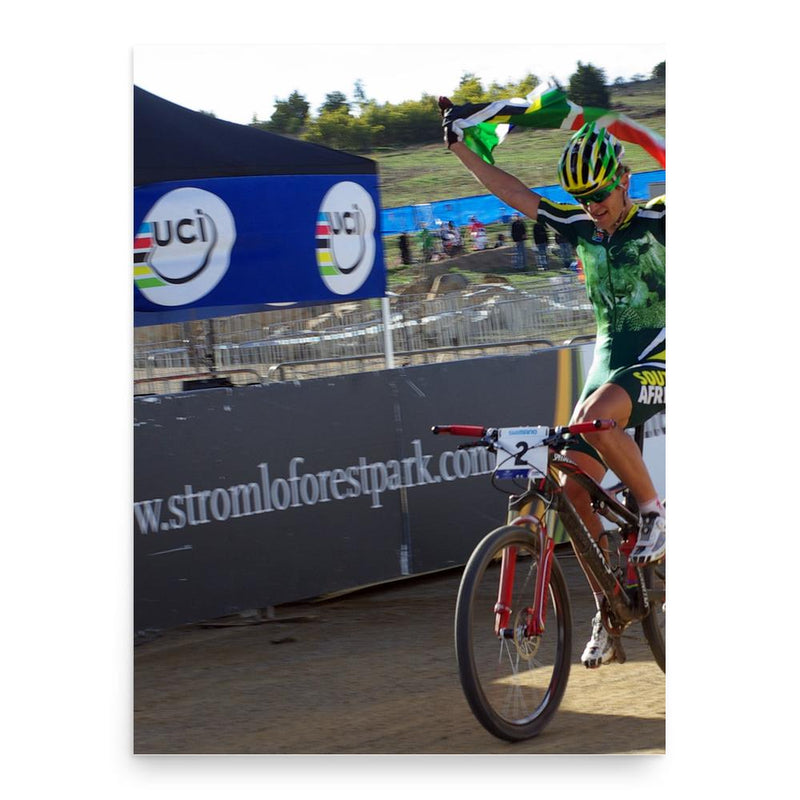 Burry Stander poster print, in size 18x24 inches.