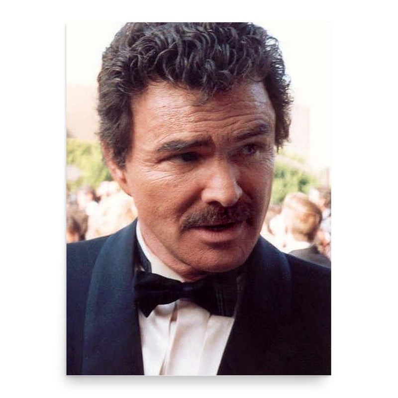 Burt Reynolds poster print, in size 18x24 inches.
