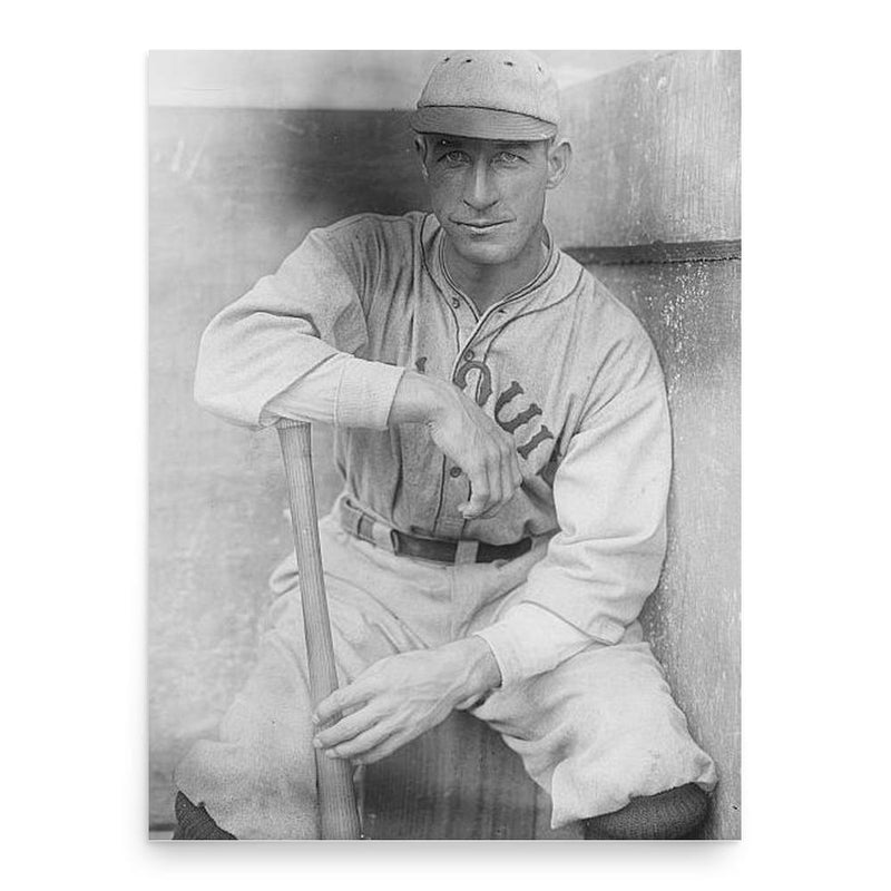 Burt Shotton poster print, in size 18x24 inches.