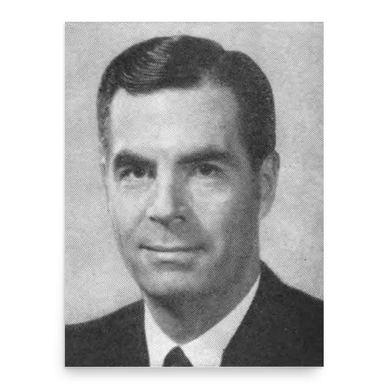 Burt Talcott poster print, in size 18x24 inches.