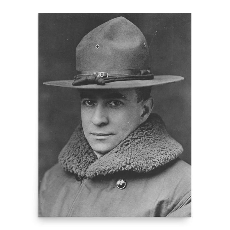 Burton Egbert Stevenson poster print, in size 18x24 inches.