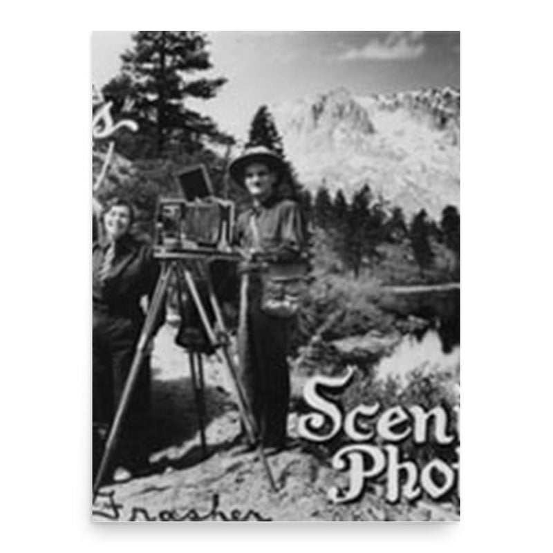 Burton Frasher poster print, in size 18x24 inches.