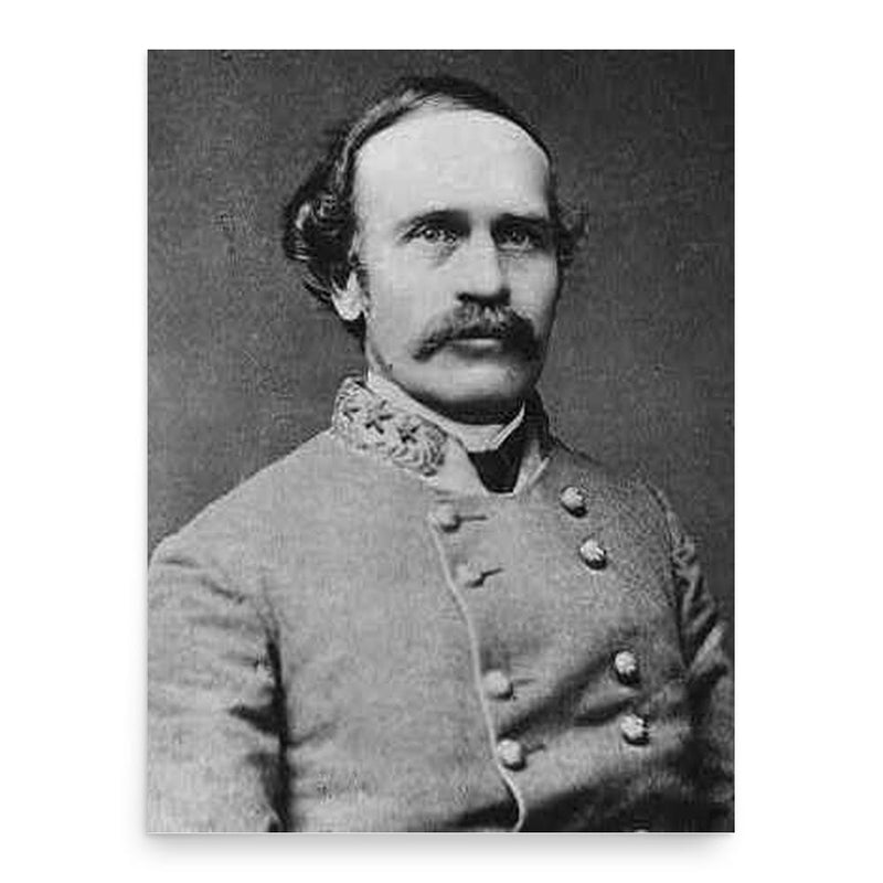 Bushrod Johnson poster print, in size 18x24 inches.