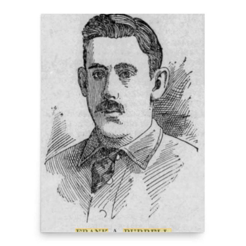 Buster Burrell poster print, in size 18x24 inches.