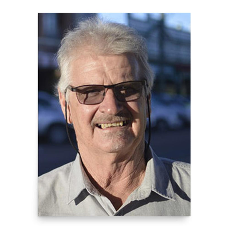 Butch Lenton poster print, in size 18x24 inches.