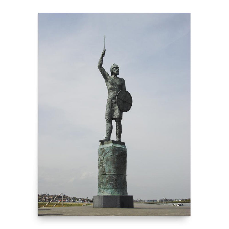 Byrhtnoth poster print, in size 18x24 inches.