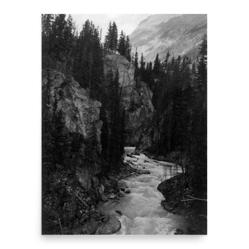 Byron Harmon poster print, in size 18x24 inches.