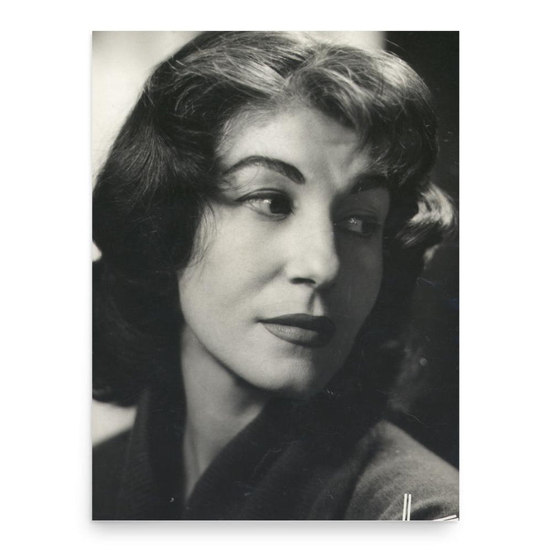 Cacilda Becker poster print, in size 18x24 inches.