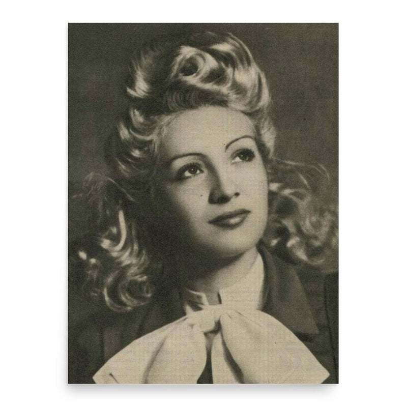 Cahide Sonku poster print, in size 18x24 inches.