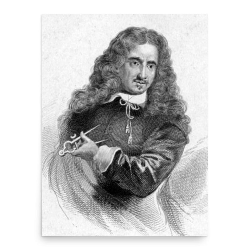 Caius Gabriel Cibber poster print, in size 18x24 inches.