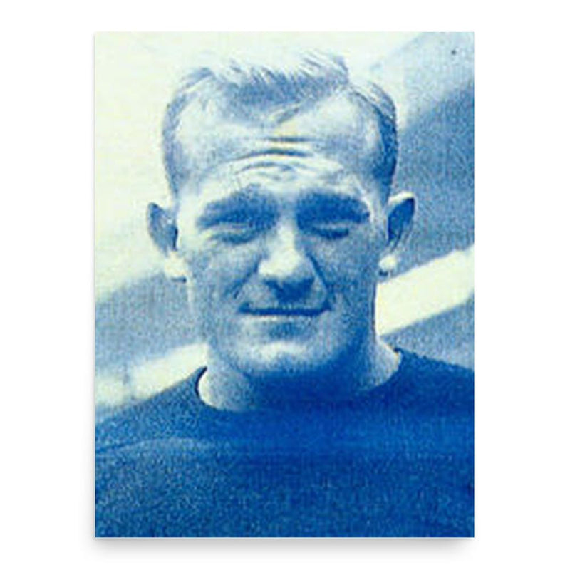 Cal Hubbard poster print, in size 18x24 inches.