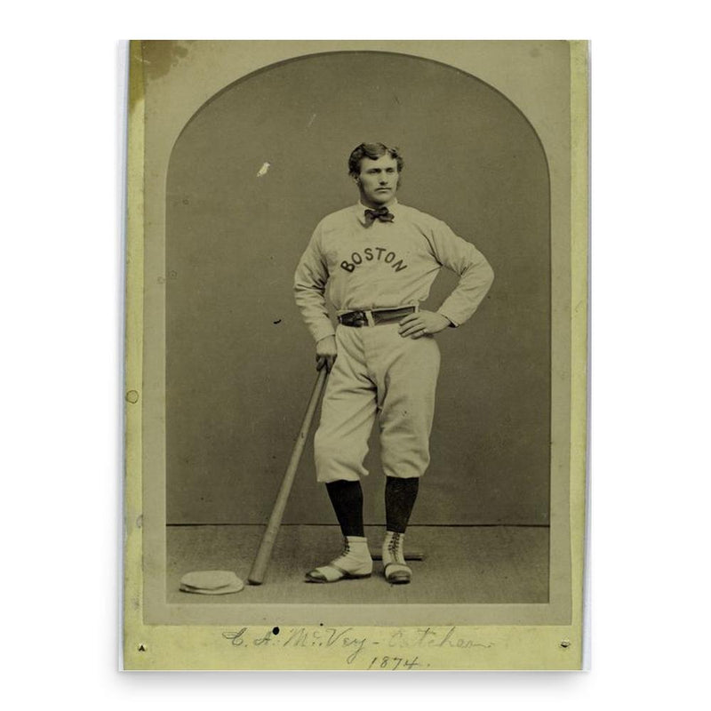 Cal McVey poster print, in size 18x24 inches.