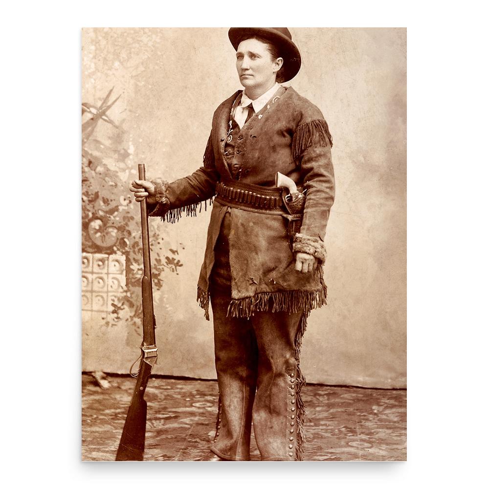 Calamity Jane poster print, in size 18x24 inches.