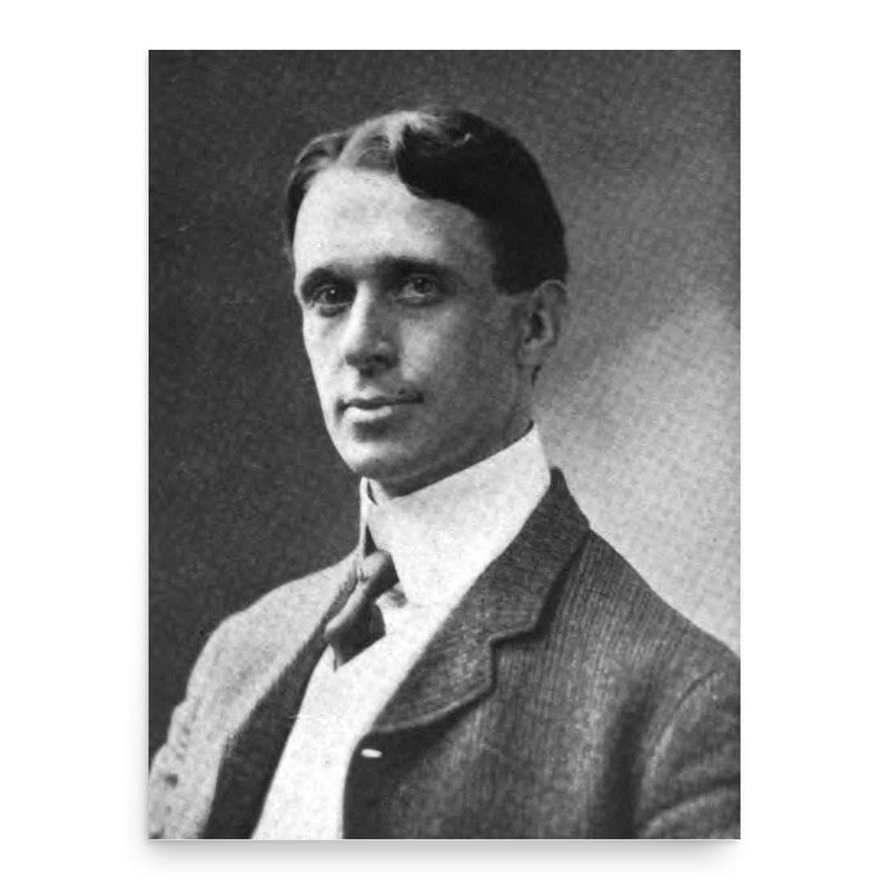 Cale Young Rice poster print, in size 18x24 inches.