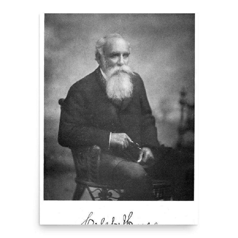 Caleb Huse poster print, in size 18x24 inches.