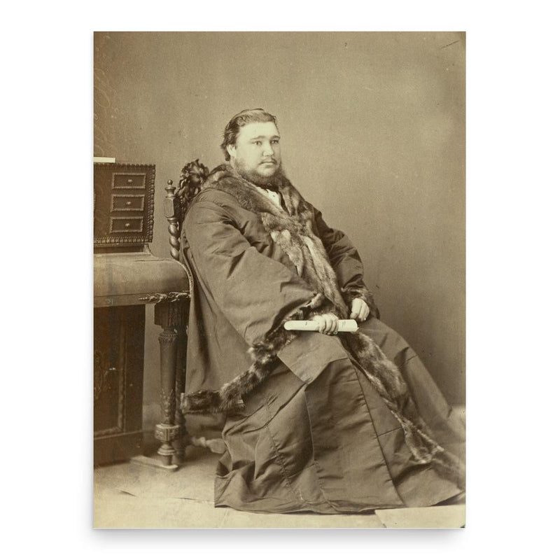 Caleb Peacock poster print, in size 18x24 inches.