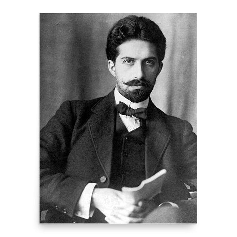 Caleb Saleeby poster print, in size 18x24 inches.