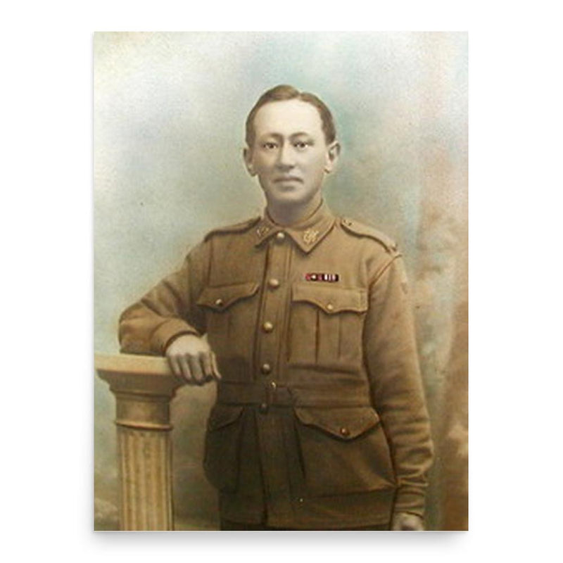 Caleb Shang poster print, in size 18x24 inches.