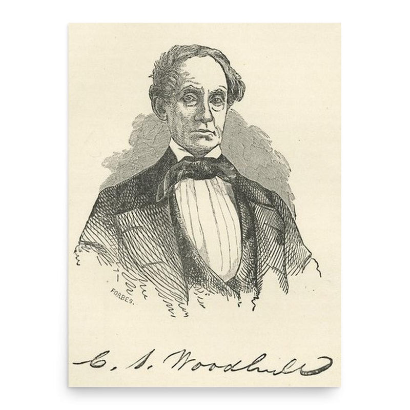 Caleb Smith Woodhull poster print, in size 18x24 inches.