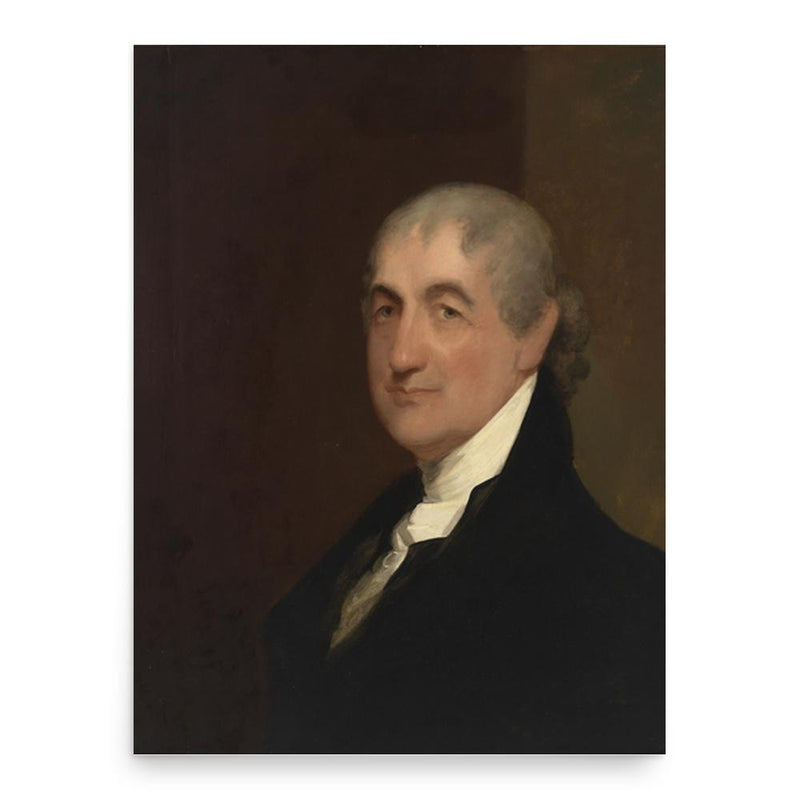 Caleb Strong poster print, in size 18x24 inches.