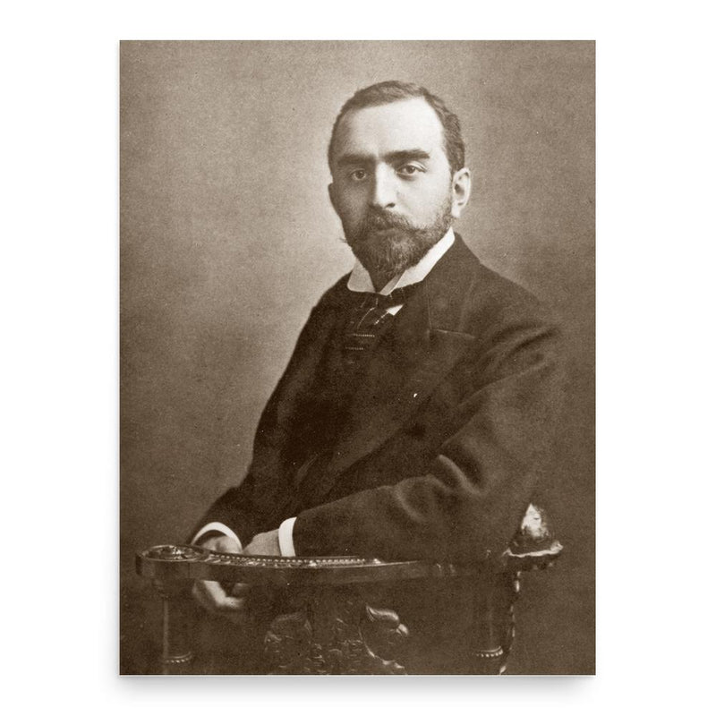 Calouste Gulbenkian poster print, in size 18x24 inches.