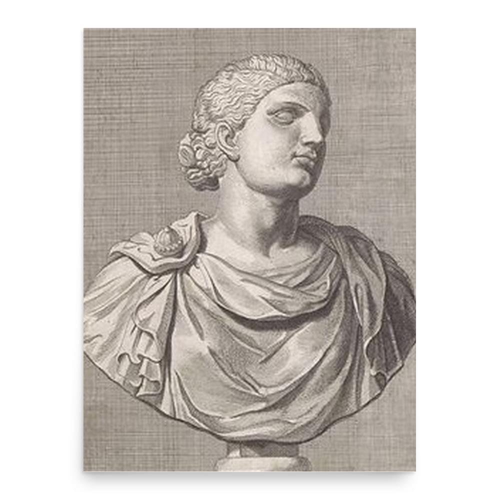 Calpurnia (wife of Caesar) poster print, in size 18x24 inches.