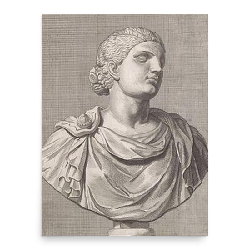 Calpurnia (wife of Caesar) poster print, in size 18x24 inches.