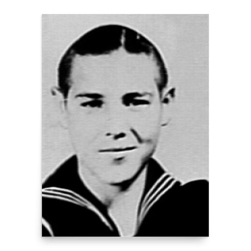 Calvin Graham poster print, in size 18x24 inches.