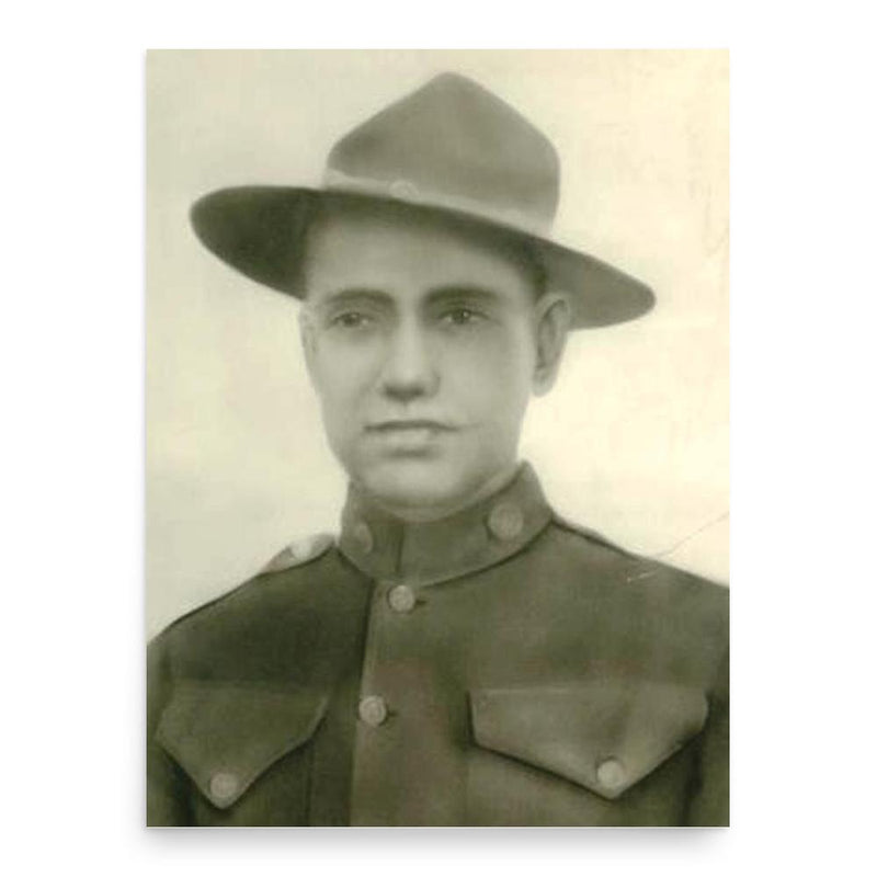 Calvin John Ward poster print, in size 18x24 inches.