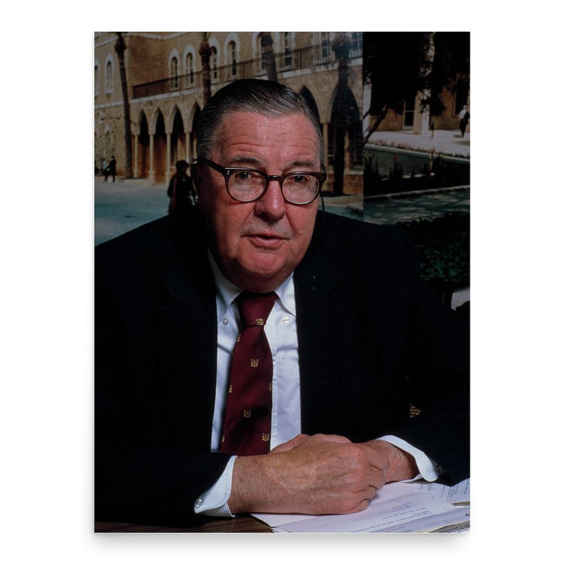 Calvin Plimpton poster print, in size 18x24 inches.