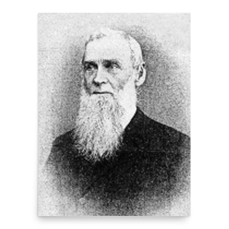 Calvin Wilson Mateer poster print, in size 18x24 inches.