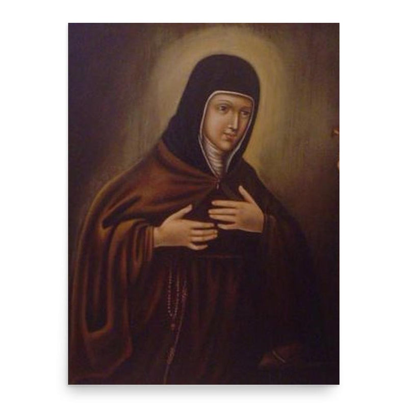 Camilla Battista da Varano poster print, in size 18x24 inches.