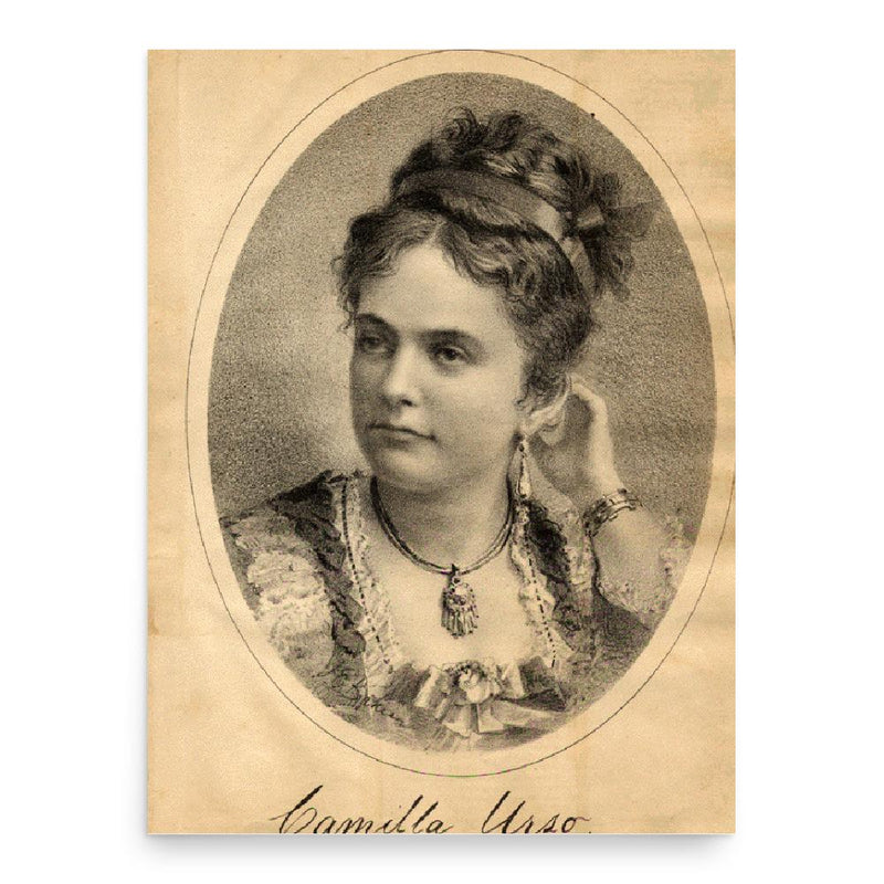 Camilla Urso poster print, in size 18x24 inches.