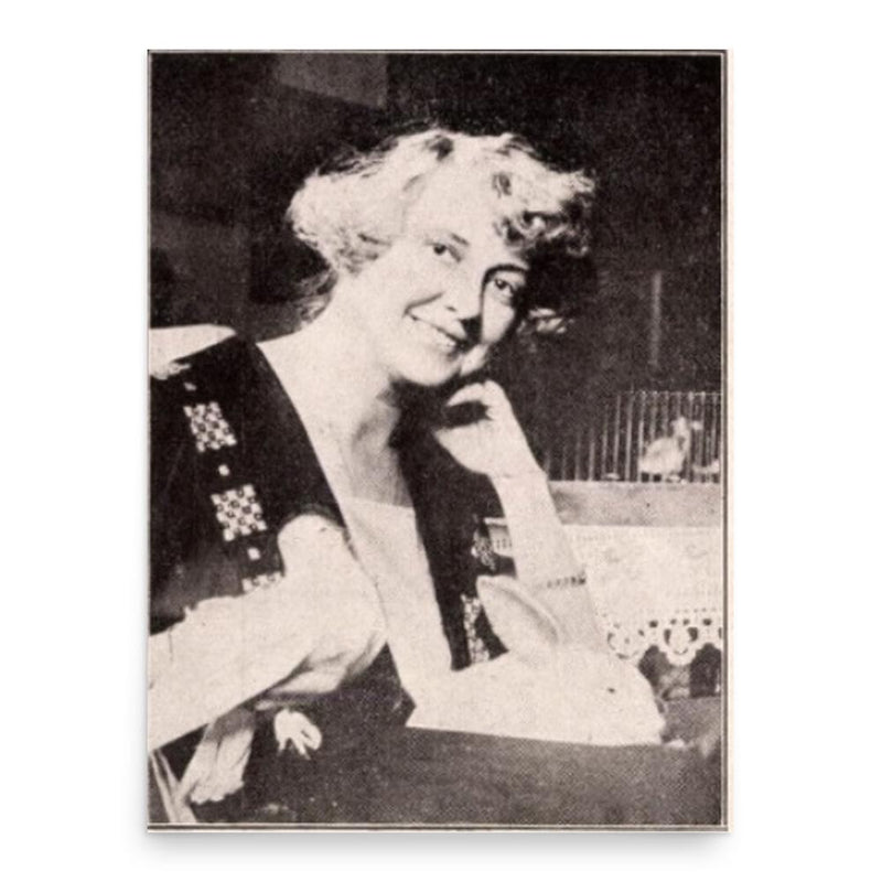 Camilla von Hollay poster print, in size 18x24 inches.