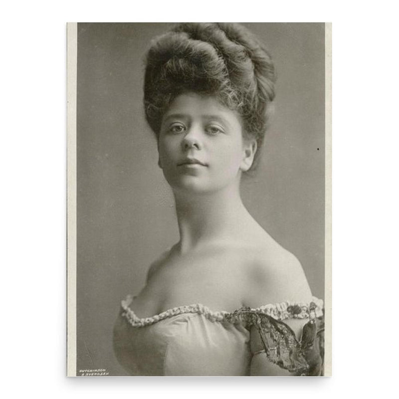 Camille Clifford poster print, in size 18x24 inches.