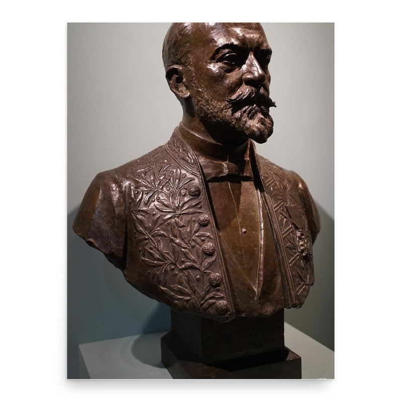 Camille Enlart poster print, in size 18x24 inches.