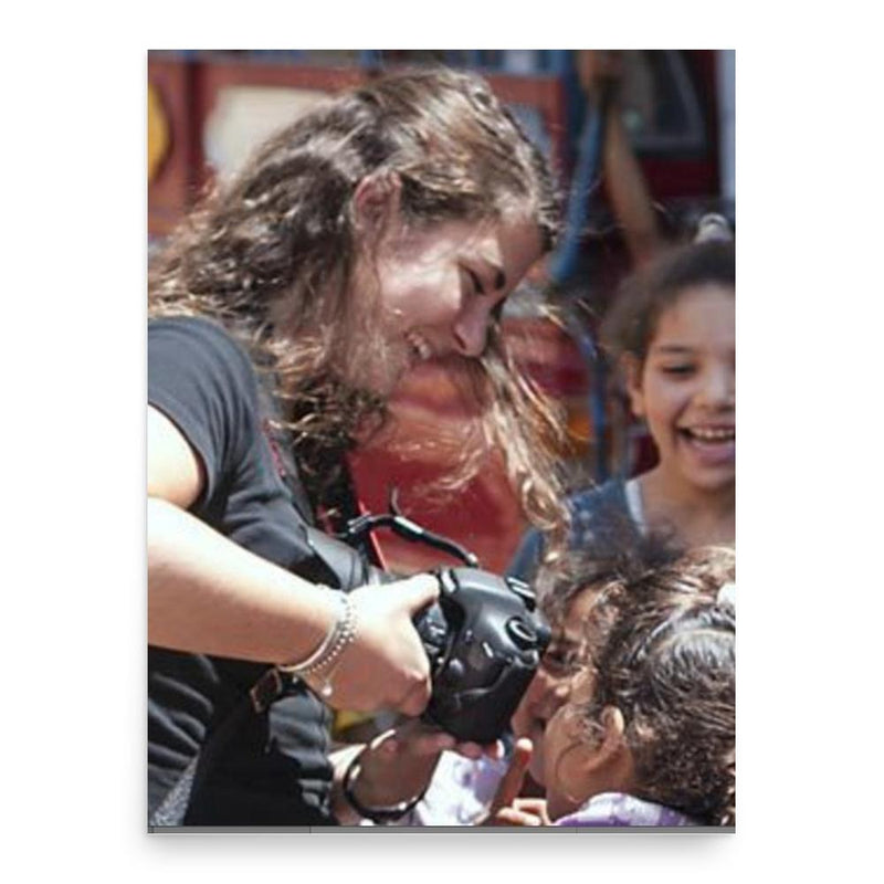 Camille Lepage poster print, in size 18x24 inches.