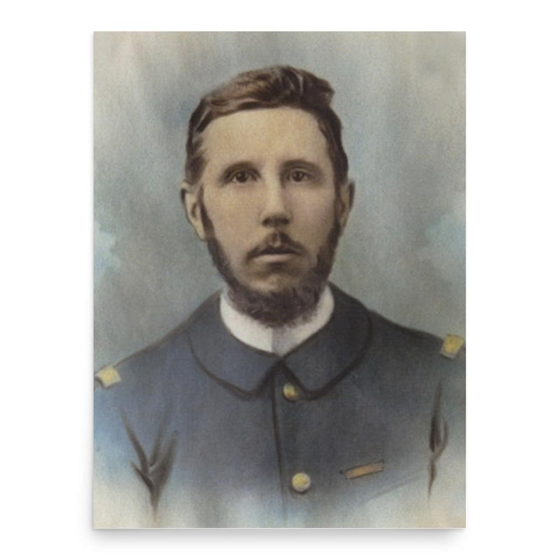 Camille Tissot poster print, in size 18x24 inches.