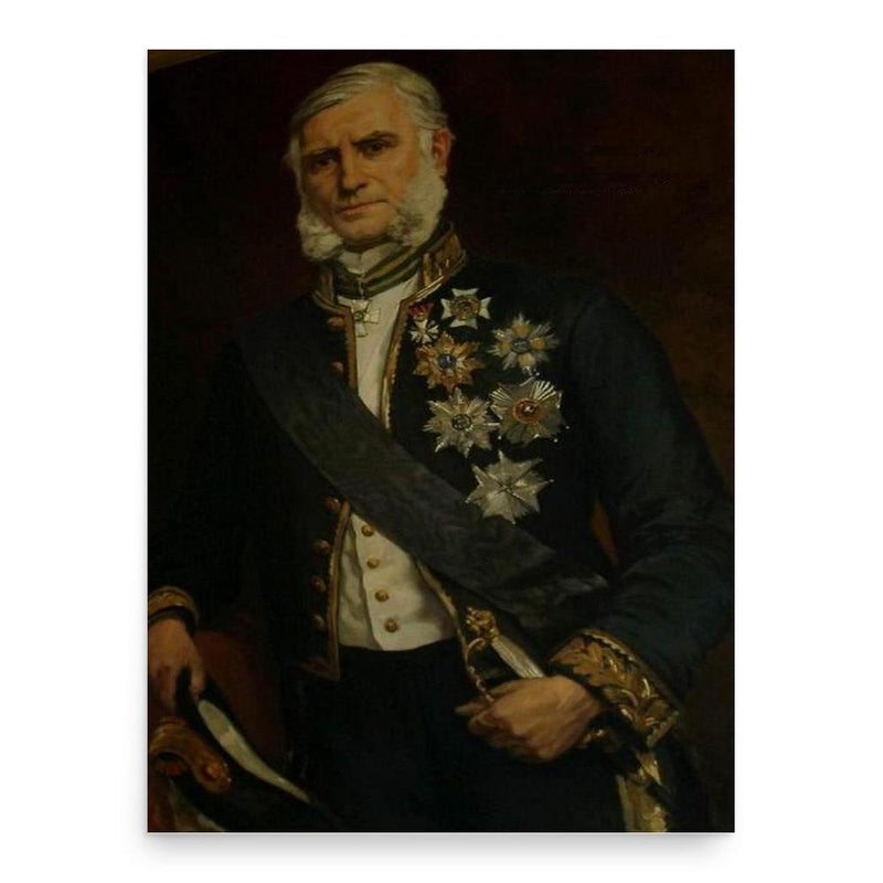 Camille de Tornaco poster print, in size 18x24 inches.