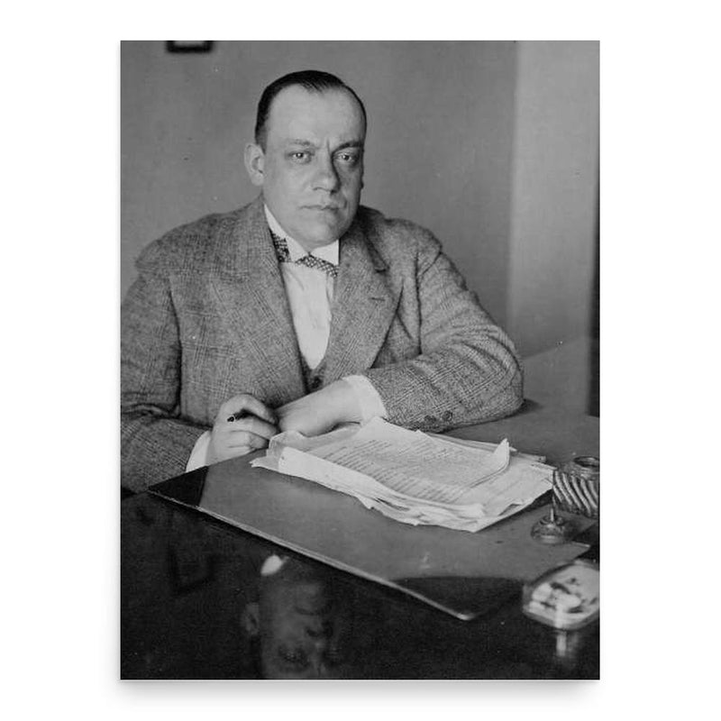 Camillien Houde poster print, in size 18x24 inches.