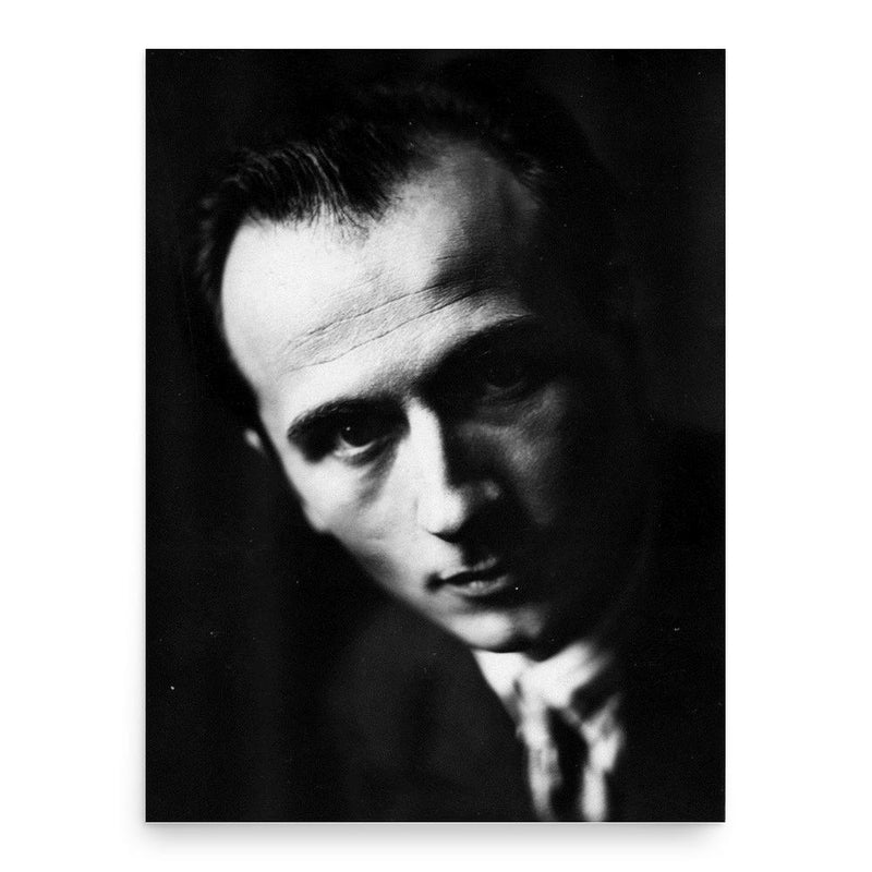 Camillo Berneri poster print, in size 18x24 inches.