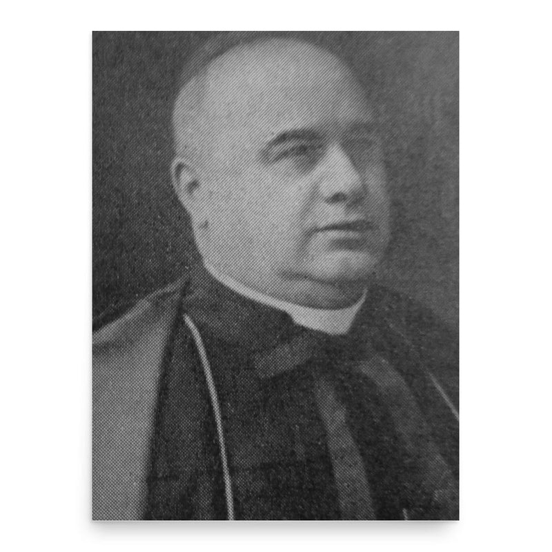 Camillo Caccia Dominioni poster print, in size 18x24 inches.