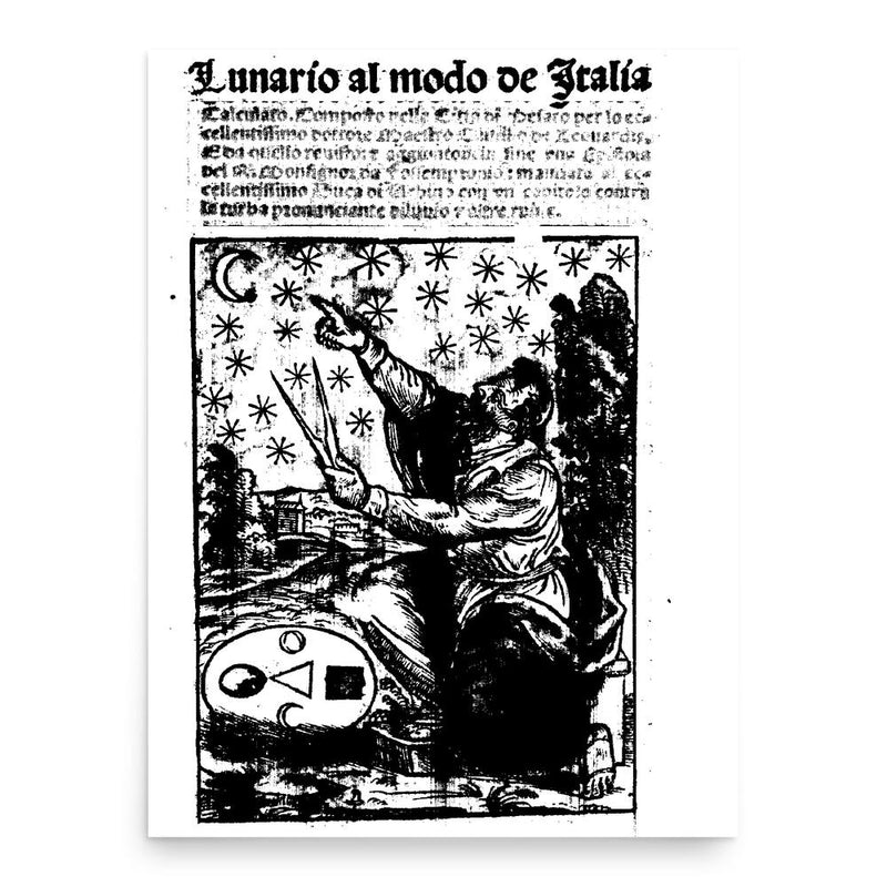 Camillo Leonardi poster print, in size 18x24 inches.