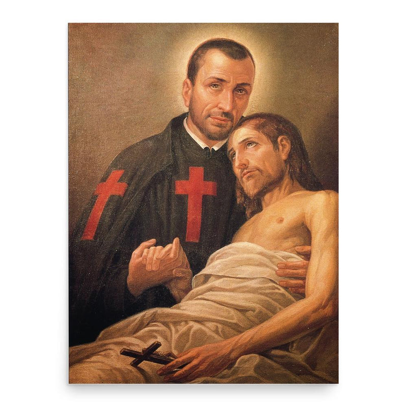 Camillus de Lellis poster print, in size 18x24 inches.