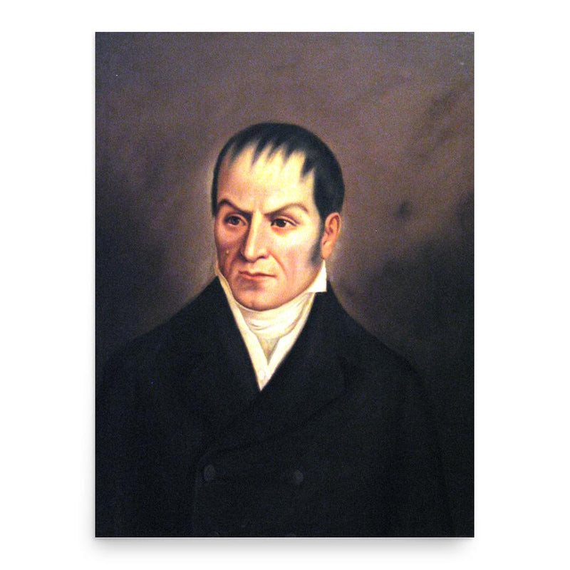 Camilo Torres Tenorio poster print, in size 18x24 inches.