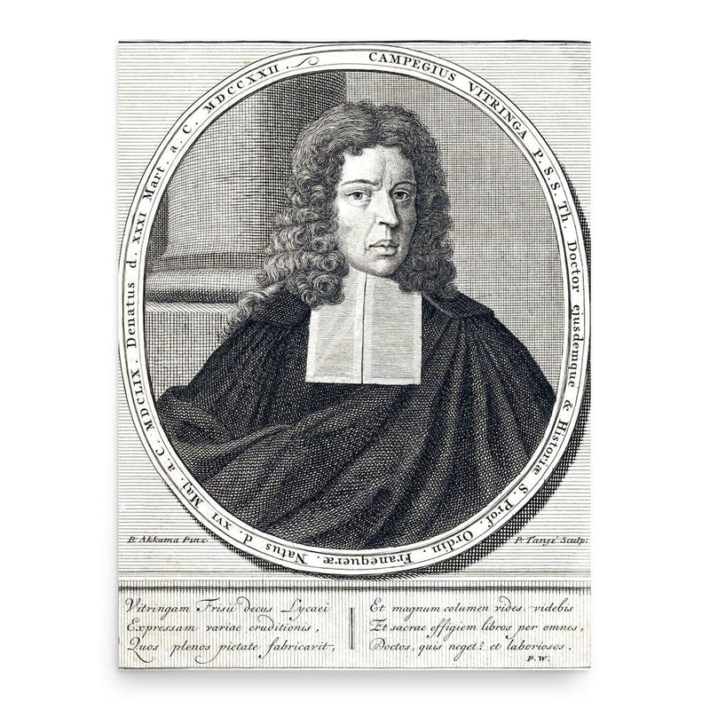 Campegius Vitringa poster print, in size 18x24 inches.