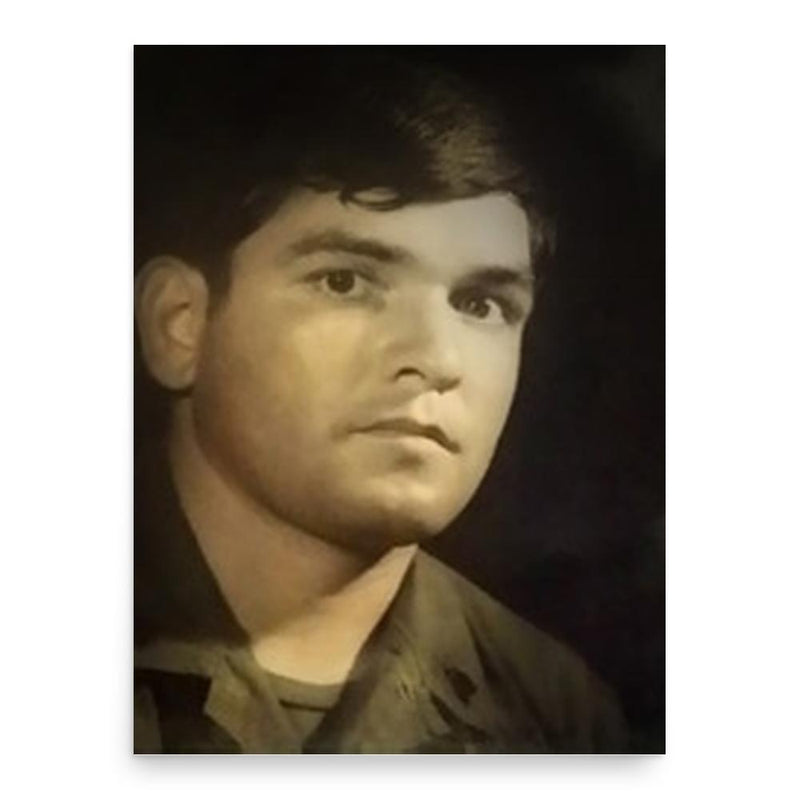 Candelario Garcia poster print, in size 18x24 inches.